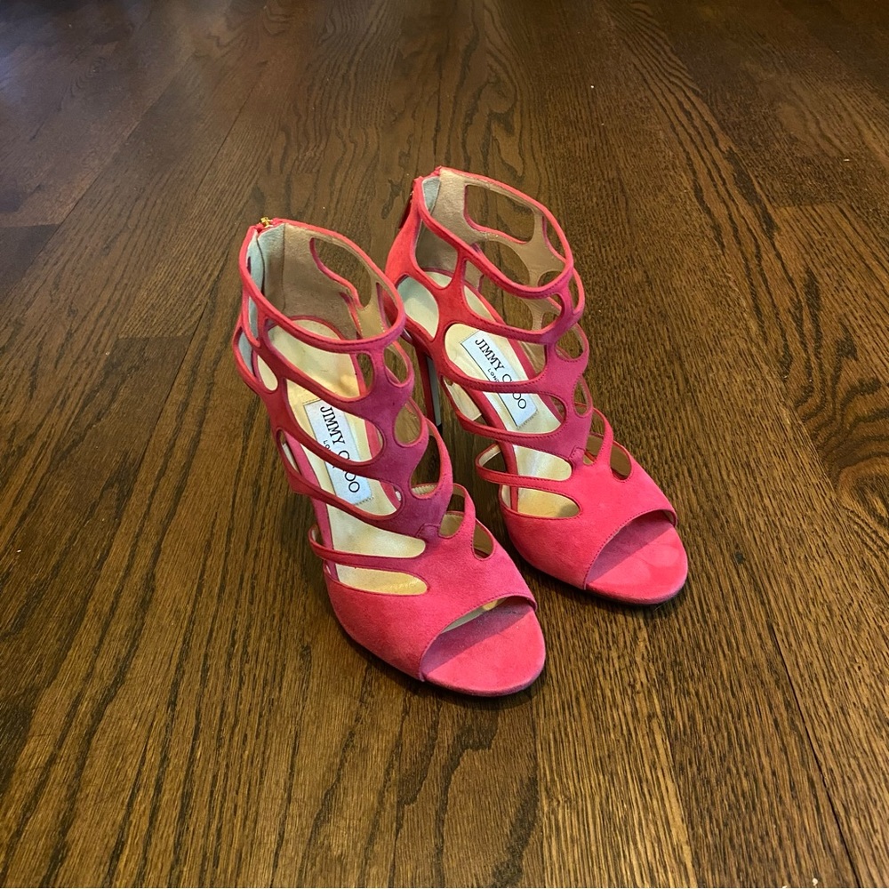 Jimmy Choo Pink Pumps Size 6.5 Barely Worn